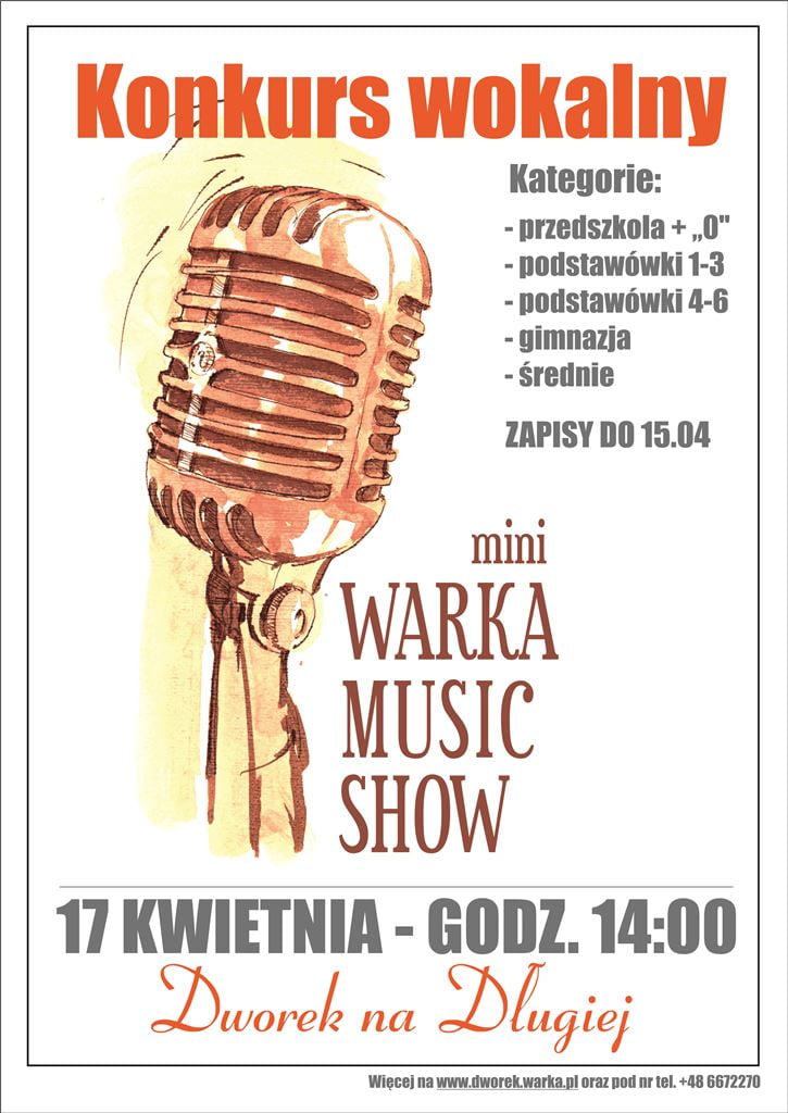 Plakat 17.04 mini Warka Music Show